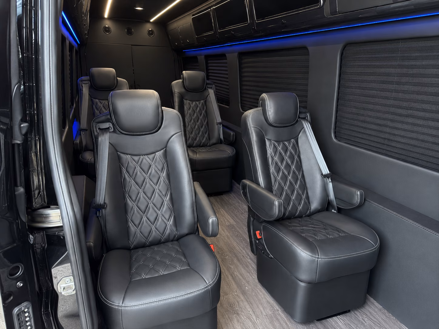 arcadia corporate event transportation onboard seating