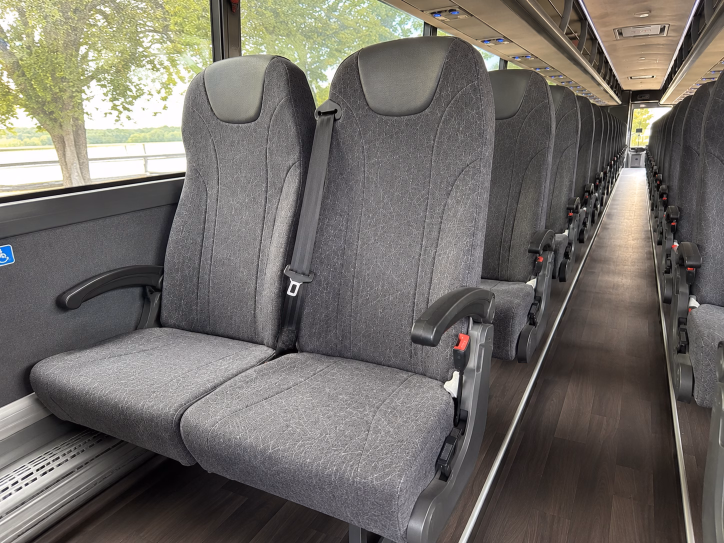 arcadia religious group transportation onboard seating